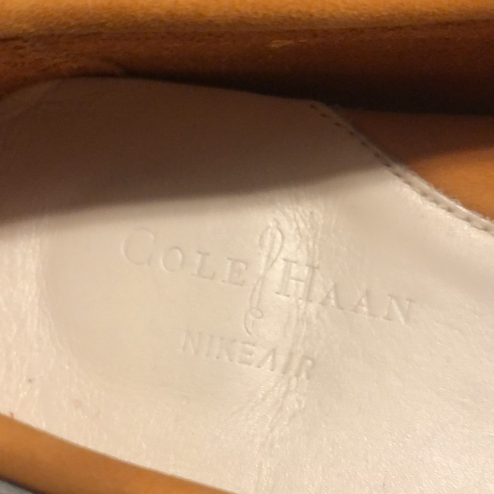 Cole Haan +Nike Air Collaboration Orange Suede Driving Loafer - Picture 11 of 11